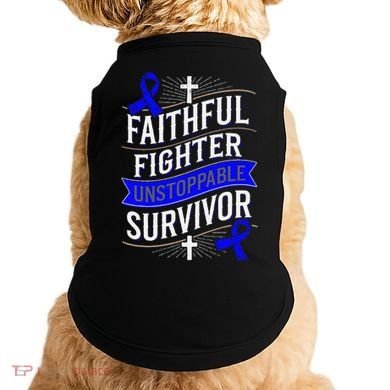 Faithful Fighter Survivor Juvenile Arthritis Awareness Doggie Tank