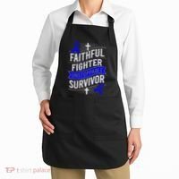 Faithful Fighter Survivor Juvenile Arthritis Awareness Apron thumb 2