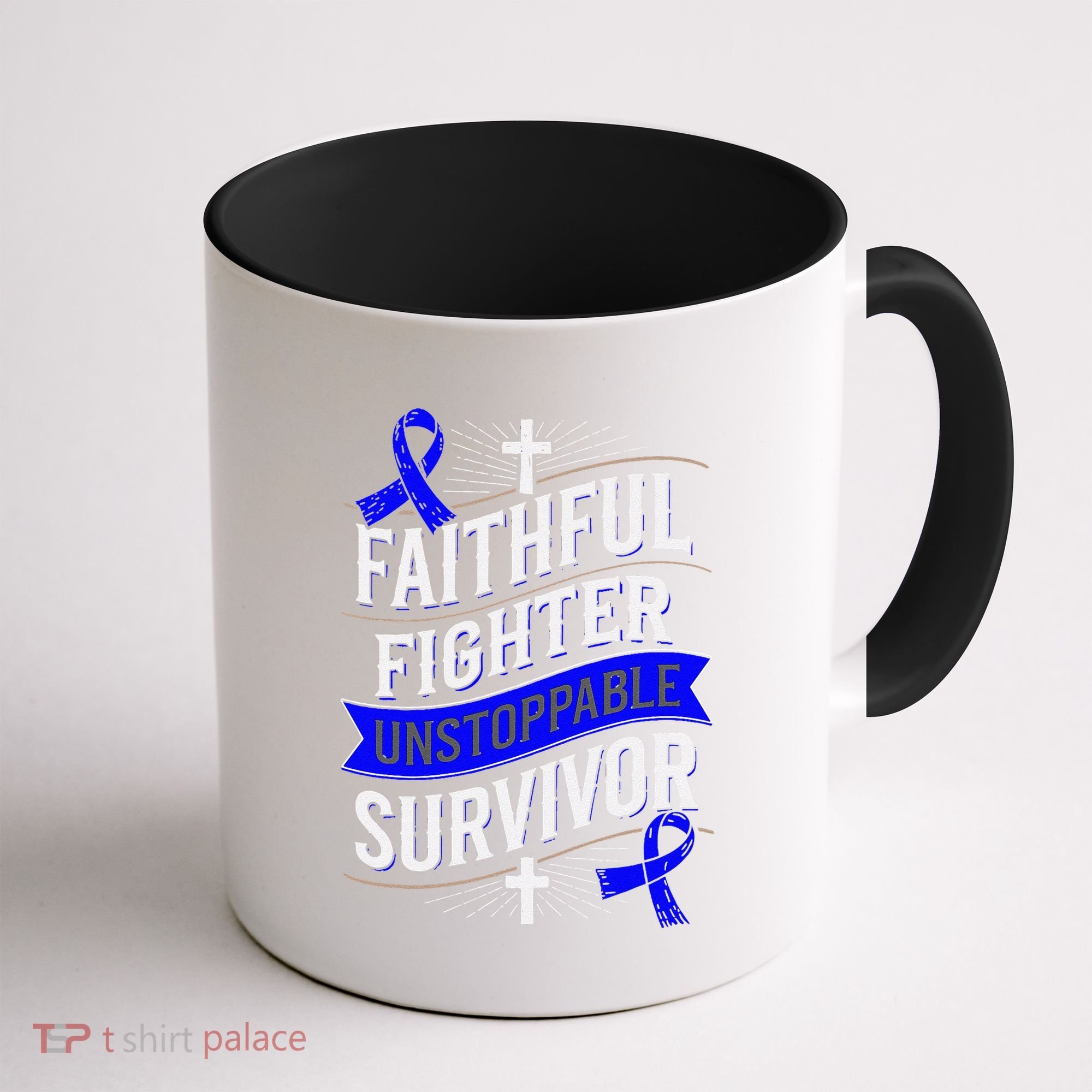 Faithful Fighter Survivor Juvenile Arthritis Awareness Coffee Mug
