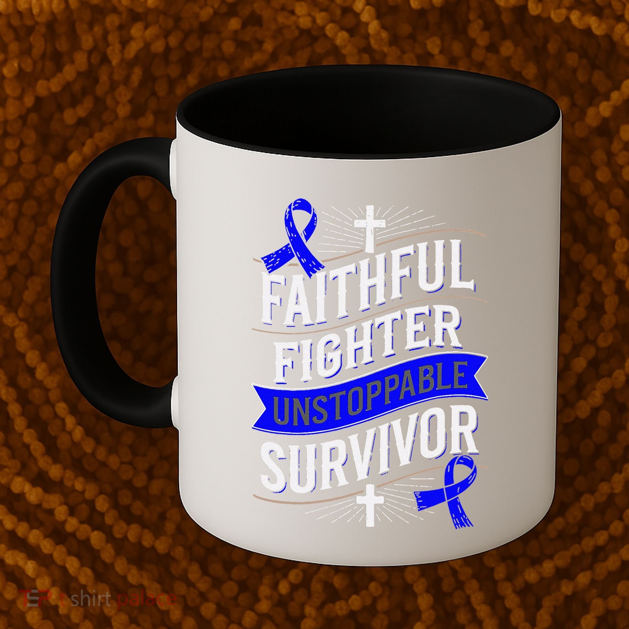 Faithful Fighter Survivor Juvenile Arthritis Awareness Coffee Mug