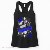 Faithful Fighter Survivor Juvenile Arthritis Awareness Women's Tank Top thumb 0