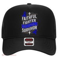 Faithful Fighter Survivor Juvenile Arthritis Awareness Hat thumb 0