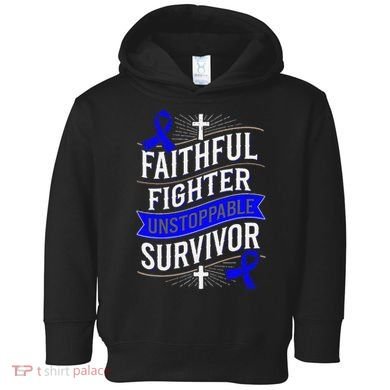 Faithful Fighter Survivor Juvenile Arthritis Awareness Toddler Hoodie