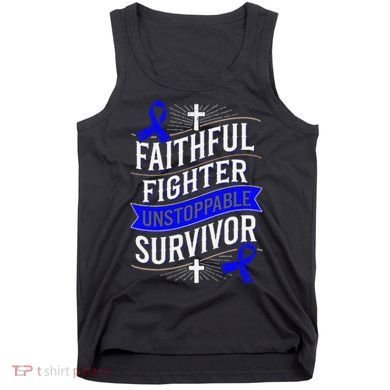 Faithful Fighter Survivor Juvenile Arthritis Awareness Tank Top