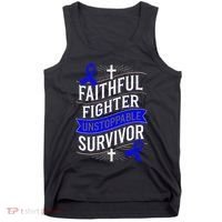 Faithful Fighter Survivor Juvenile Arthritis Awareness Tank Top thumb 0