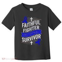 Faithful Fighter Survivor Juvenile Arthritis Awareness Toddler T-Shirt thumb 0