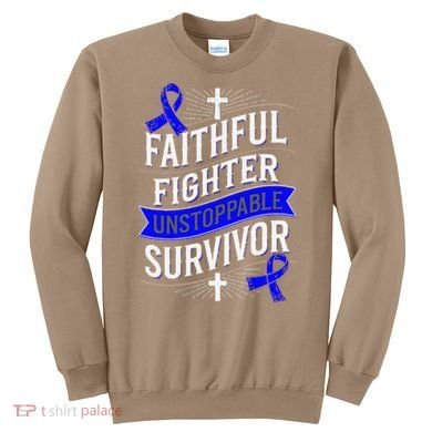 Faithful Fighter Survivor Juvenile Arthritis Awareness Sweatshirt