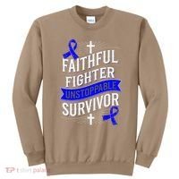 Faithful Fighter Survivor Juvenile Arthritis Awareness Sweatshirt thumb 0