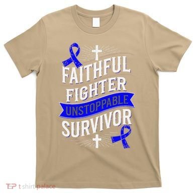 Faithful Fighter Survivor Juvenile Arthritis Awareness T-Shirt