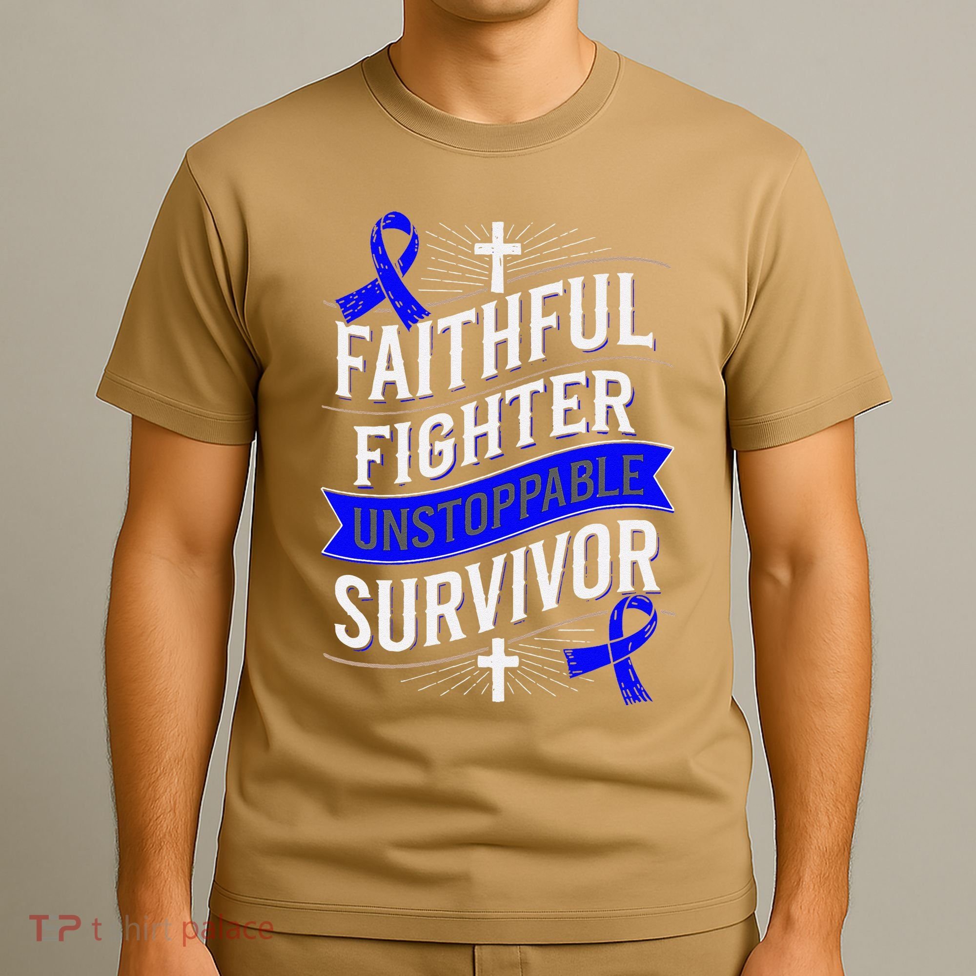 Faithful Fighter Survivor Juvenile Arthritis Awareness T-Shirt