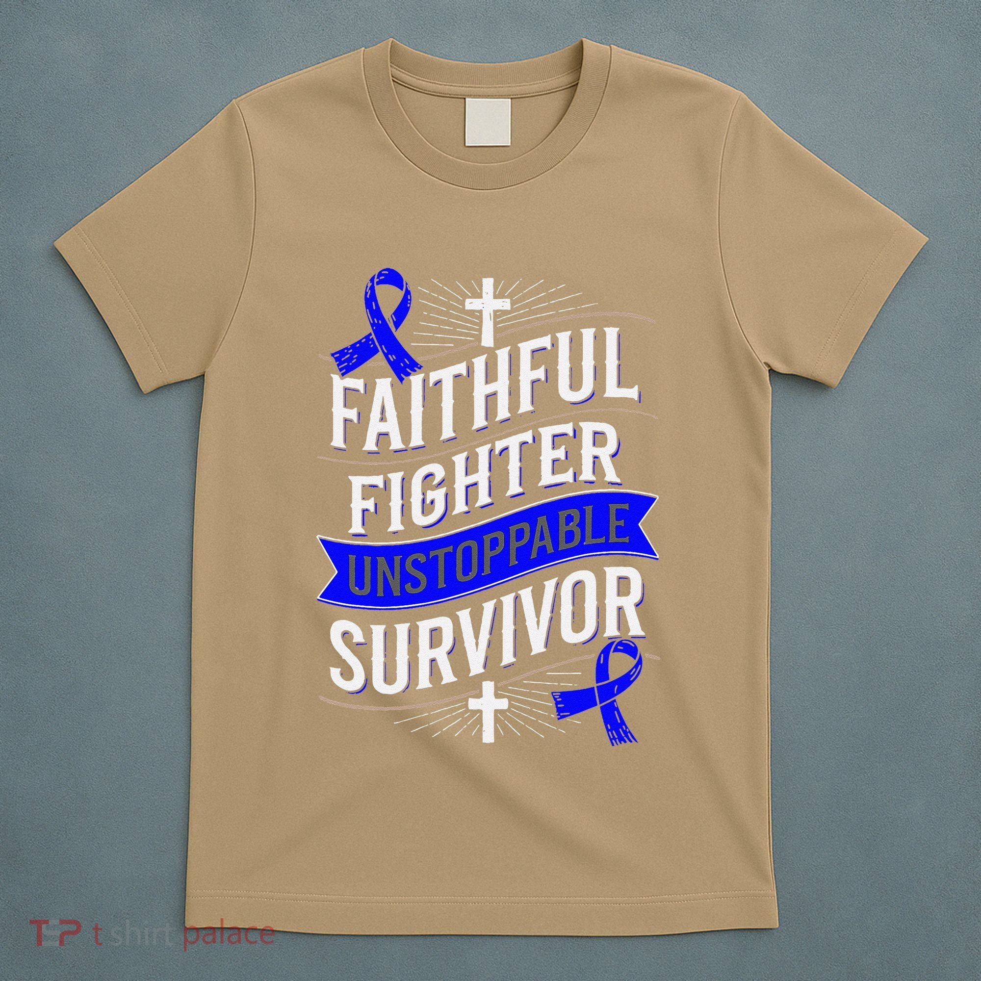 Faithful Fighter Survivor Juvenile Arthritis Awareness T-Shirt