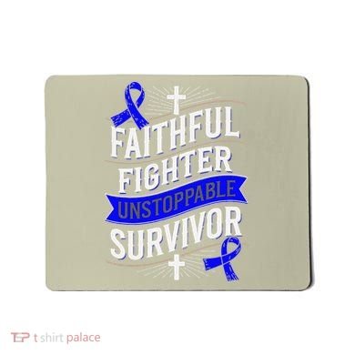 Faithful Fighter Survivor Juvenile Arthritis Awareness Mousepad