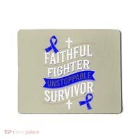 Faithful Fighter Survivor Juvenile Arthritis Awareness Mousepad thumb 0