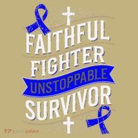 Faithful Fighter Survivor Juvenile Arthritis Awareness Mousepad thumb 1