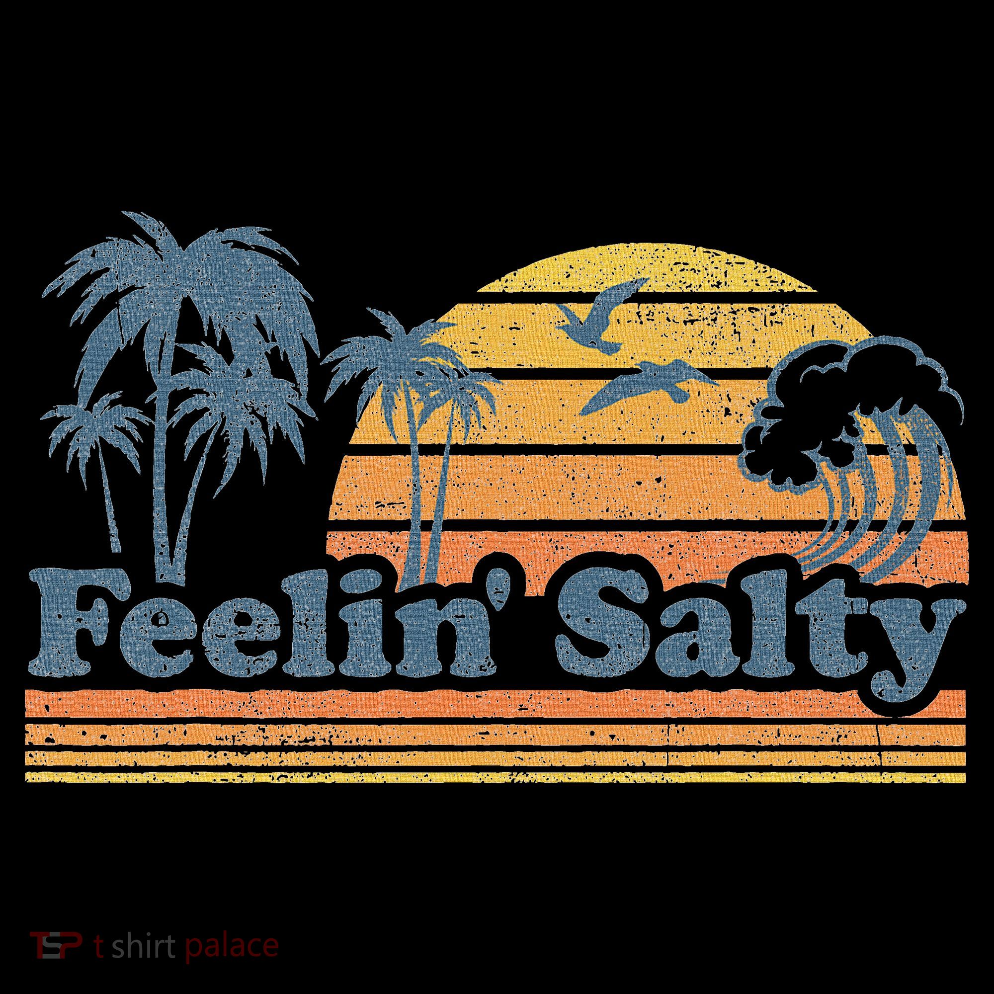 Funny Feelin Salty Beach Summer Vacation Women's Hoodie