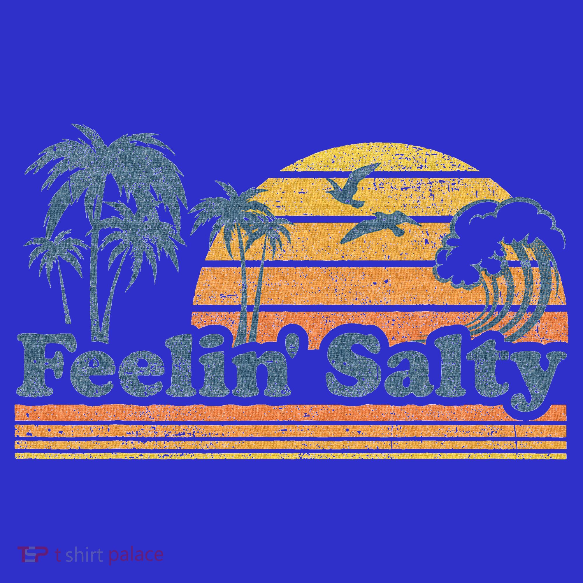 Funny Feelin Salty Beach Summer Vacation Baby Bodysuit