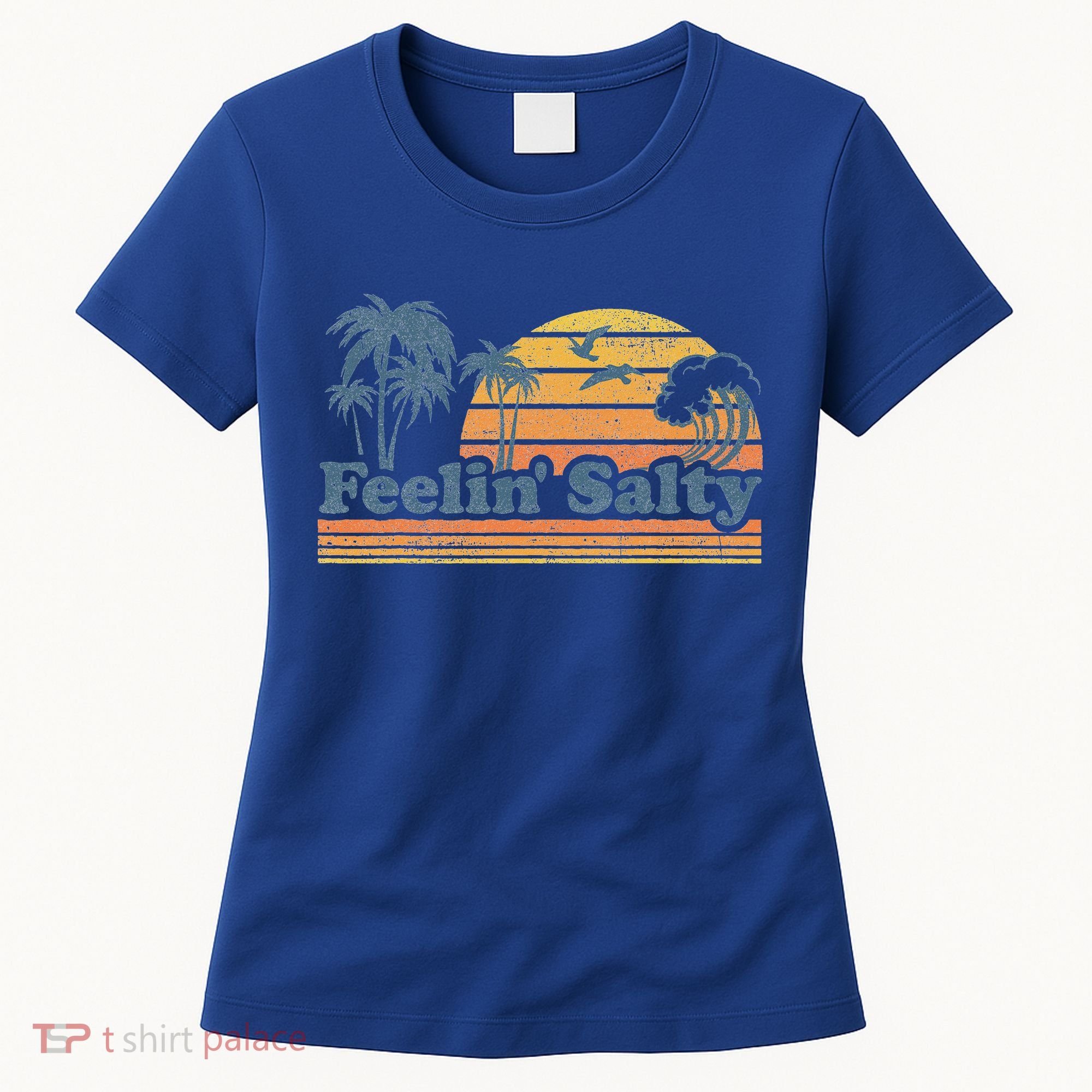 Funny Feelin Salty Beach Summer Vacation Women's T-Shirt