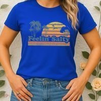 Funny Feelin Salty Beach Summer Vacation Women's T-Shirt thumb 2