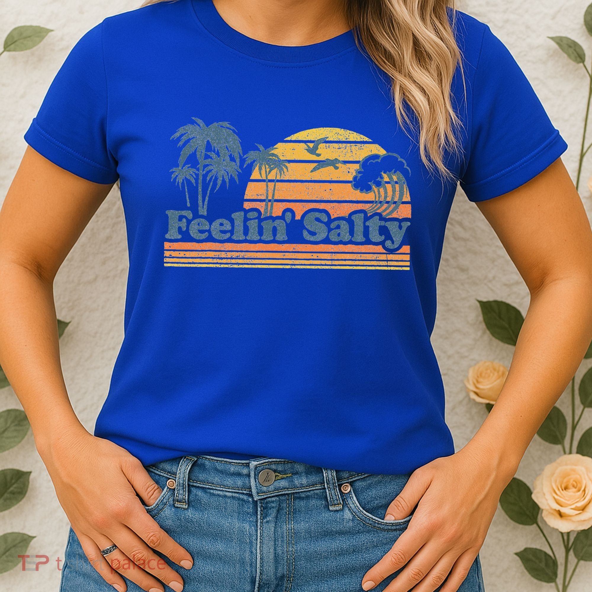 Funny Feelin Salty Beach Summer Vacation Women's T-Shirt