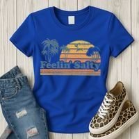 Funny Feelin Salty Beach Summer Vacation Women's T-Shirt thumb 3