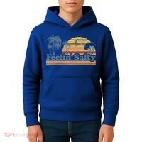 Funny Feelin Salty Beach Summer Vacation Kids Hoodie thumb 4