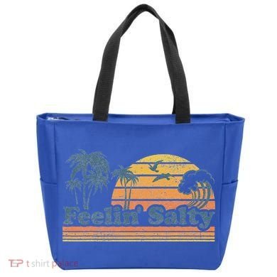 Funny Feelin Salty Beach Summer Vacation Tote Bag