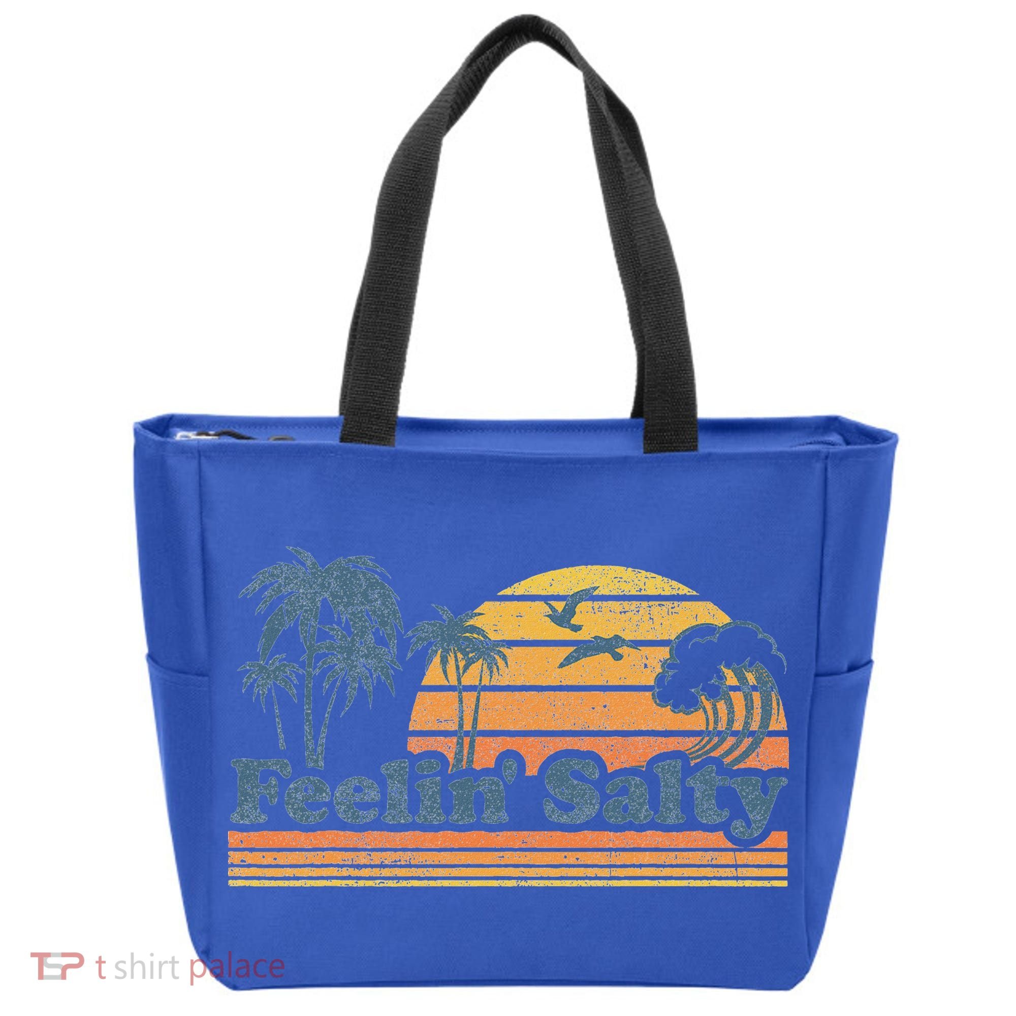 Funny Feelin Salty Beach Summer Vacation Tote Bag