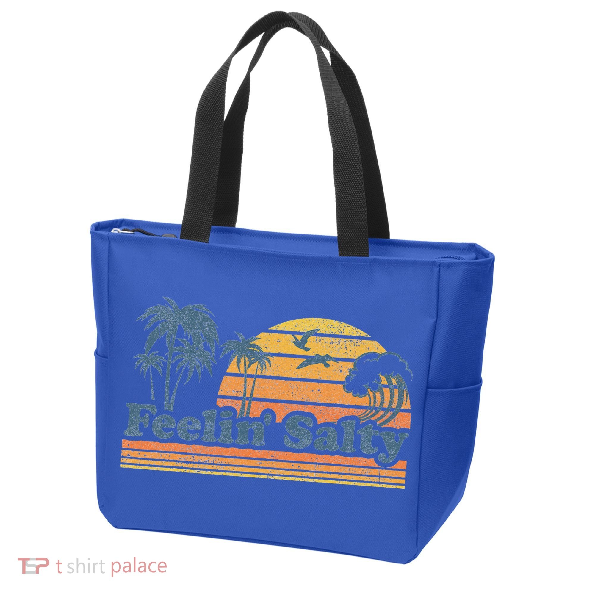 Funny Feelin Salty Beach Summer Vacation Tote Bag