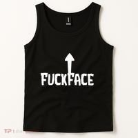 Fuck Face Self Deprecating Arrow Up Fuckface Tank Top thumb 2