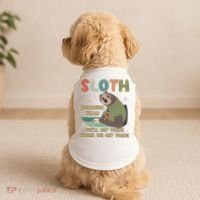 Funny Flash Sloth Running Team We’Ll Get There Sloth Doggie Tank thumb 2
