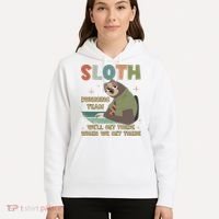 Funny Flash Sloth Running Team We’Ll Get There Sloth Hoodie thumb 5