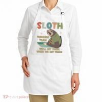 Funny Flash Sloth Running Team We’Ll Get There Sloth Apron thumb 2