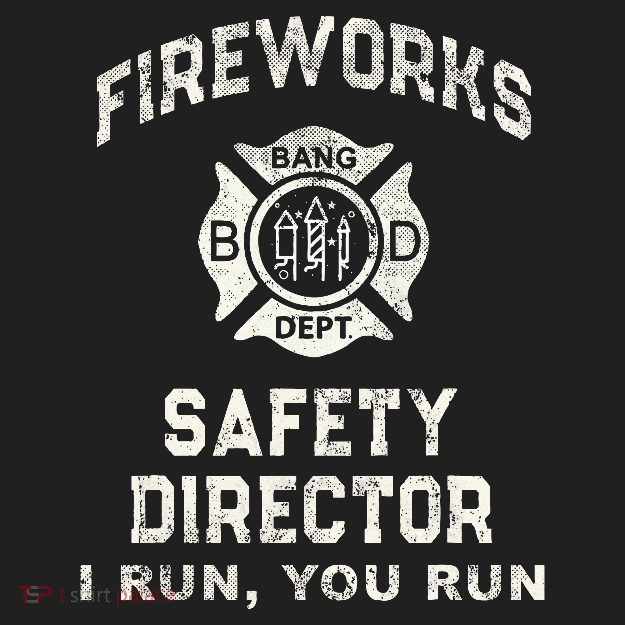 Funny FIREWORKS SAFETY DIRECTOR Firefighter America Red Beanie