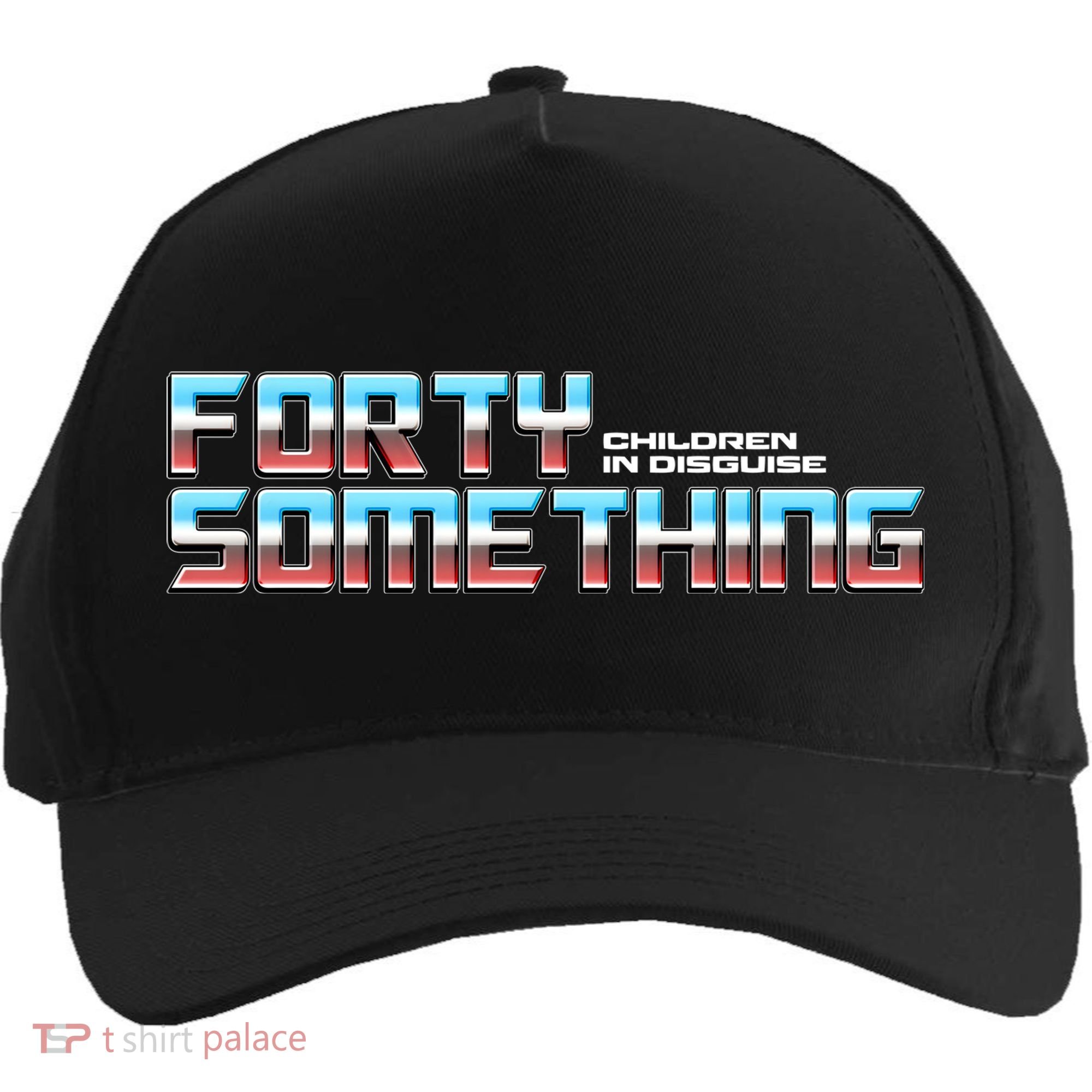 Funny Forty Something Children In Disguise Five-Panel Snapback Cap