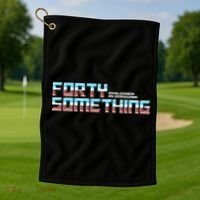 Funny Forty Something Children In Disguise Golf Towel thumb 1