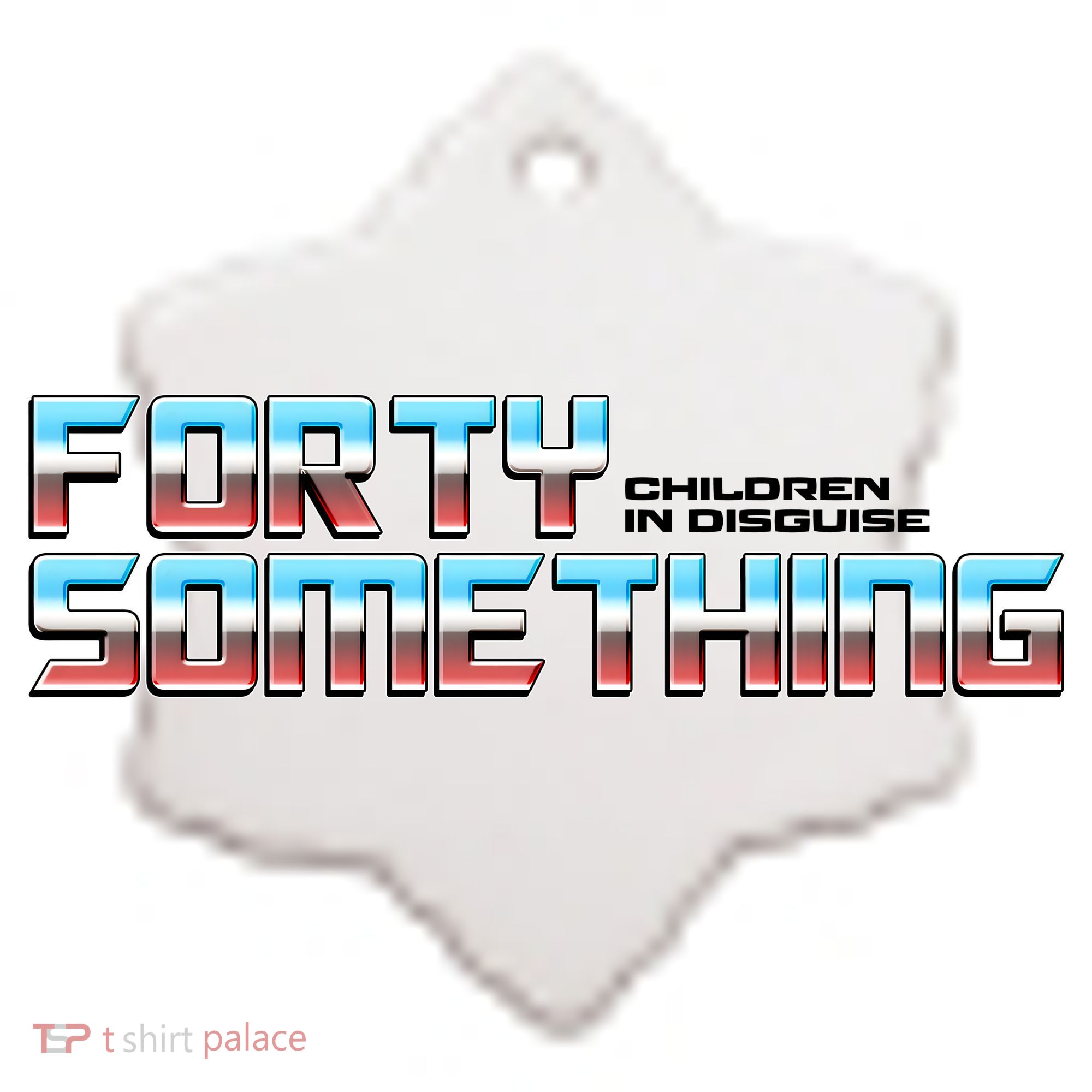Funny Forty Something Children In Disguise Ceramic Ornament