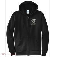 Funny Fireworks Safety Director Firefighter America Red Pyro Full Zip Hoodie thumb 0
