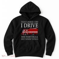 Funny Firefighter That's What I Do I Drive Wee Woo Truck Hoodie thumb 0
