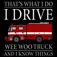 Funny Firefighter That's What I Do I Drive Wee Woo Truck Coffee Mug thumb 5