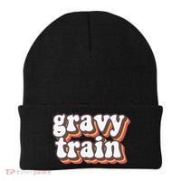 Funny Family Thanksgiving Gravy Train Friendsgiving Beanie thumb 0