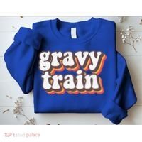 Funny Family Thanksgiving Gravy Train Friendsgiving Sweatshirt thumb 2