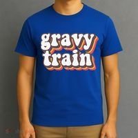 Funny Family Thanksgiving Gravy Train Friendsgiving T-Shirt thumb 3