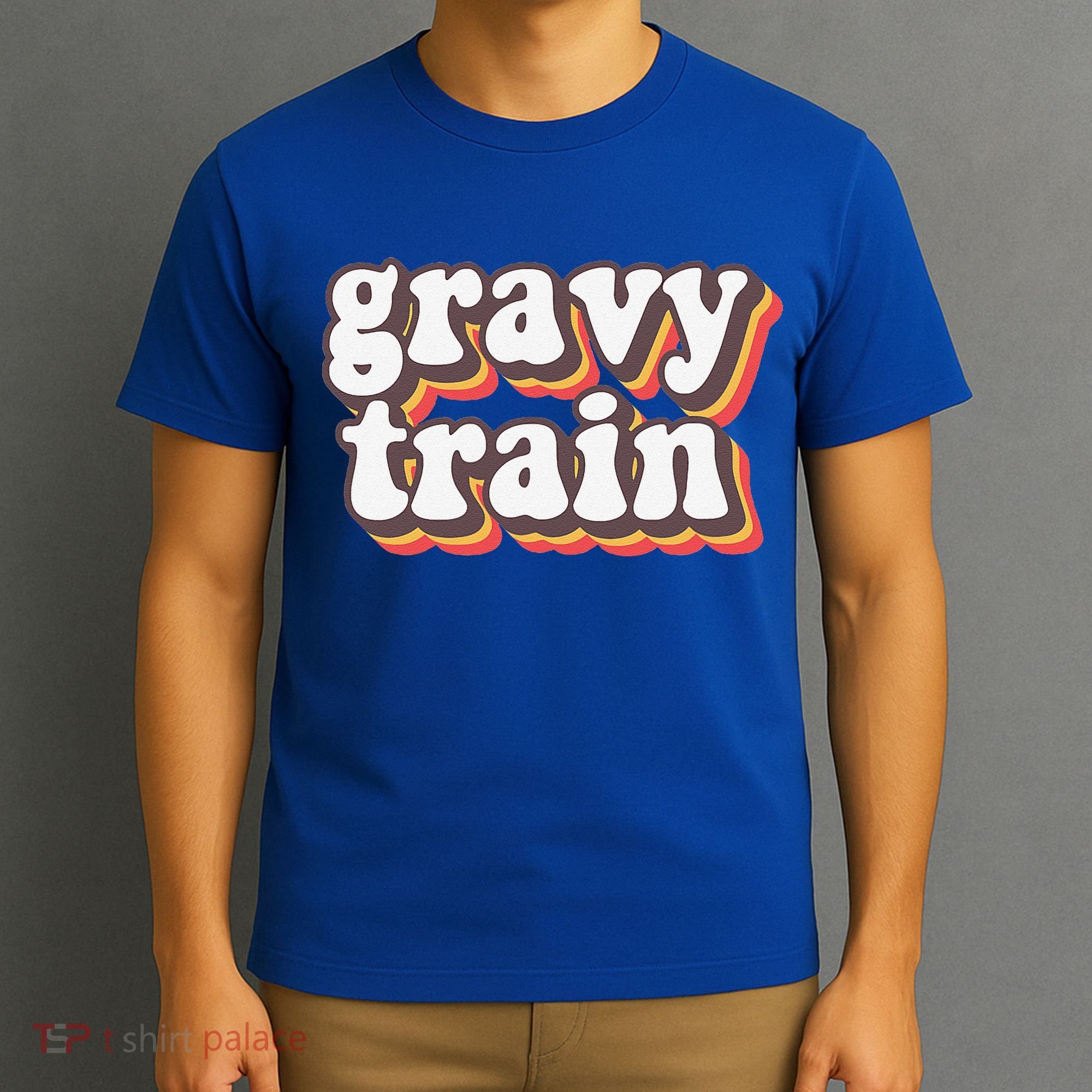 Funny Family Thanksgiving Gravy Train Friendsgiving T-Shirt