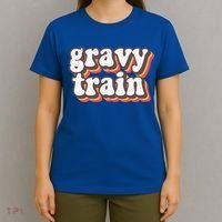 Funny Family Thanksgiving Gravy Train Friendsgiving T-Shirt thumb 4