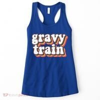 Funny Family Thanksgiving Gravy Train Friendsgiving Women's Tank Top thumb 0