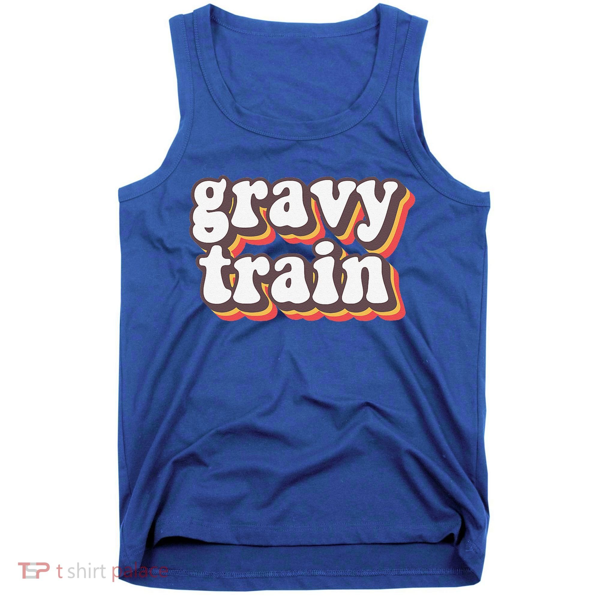 Funny Family Thanksgiving Gravy Train Friendsgiving Tank Top