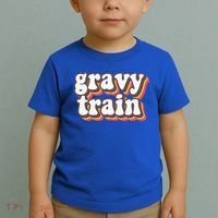 Funny Family Thanksgiving Gravy Train Friendsgiving Toddler T-Shirt thumb 2