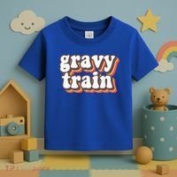 Funny Family Thanksgiving Gravy Train Friendsgiving Toddler T-Shirt thumb 3