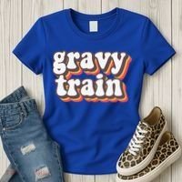 Funny Family Thanksgiving Gravy Train Friendsgiving Women's T-Shirt thumb 3