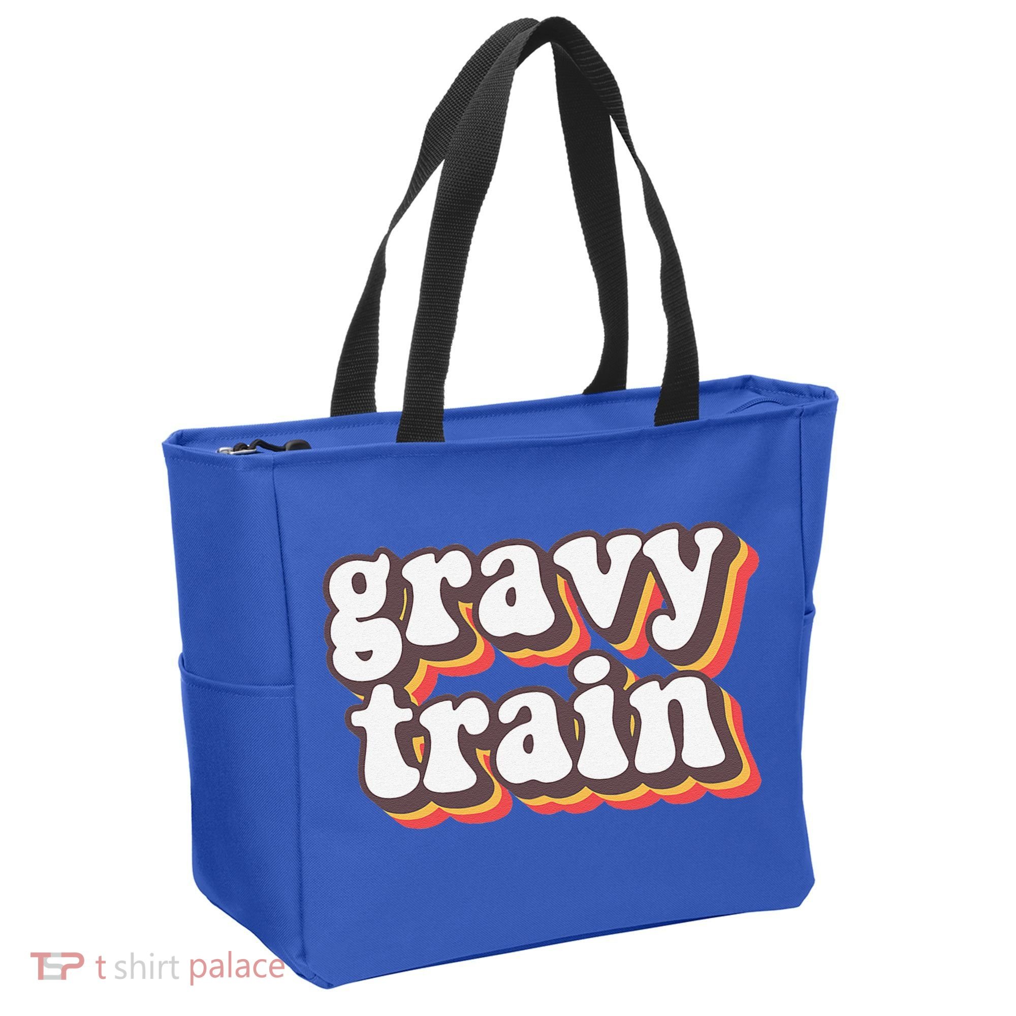 Funny Family Thanksgiving Gravy Train Friendsgiving Tote Bag